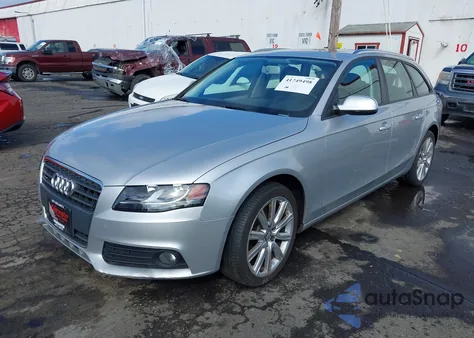 2010 Audi A4 2.0T Premium from USA, damaged, VIN WAUSFAFL7AA127500